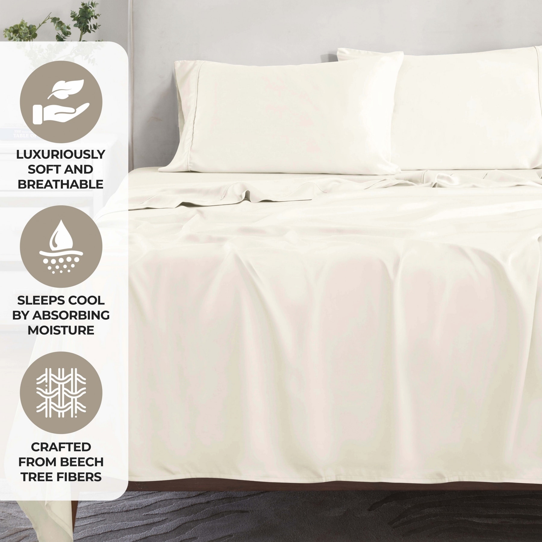 Superior Modal From Beechwood 300 Thread Count Deep Pocket Sheet