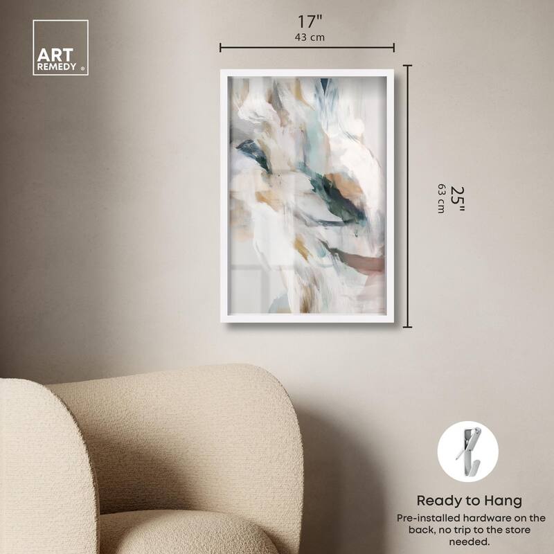 Whispering Colors II Shadowbox by Art Remedy