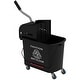 preview thumbnail 2 of 24, HOMCOM Mop Bucket with Wringer on Wheels for Floor Cleaning, 21 Quart, Separate Dirty and Clean Water