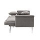 preview thumbnail 116 of 115, Velvet Loveseat Sofa Bed with 2 Pillows, Mid Century 2-Seat Couches Convertible Sofa Bed for Living Room, Bedroom,Office