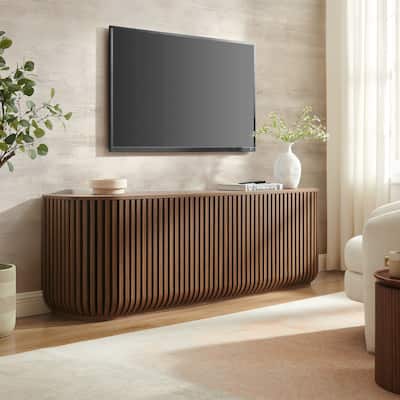 Fortitude 75" Curved Sideboard Storage Cabinet