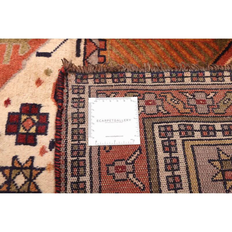 ECARPETGALLERY Hand-knotted Melis Vintage Copper Wool Rug - 4'2 x 5'8