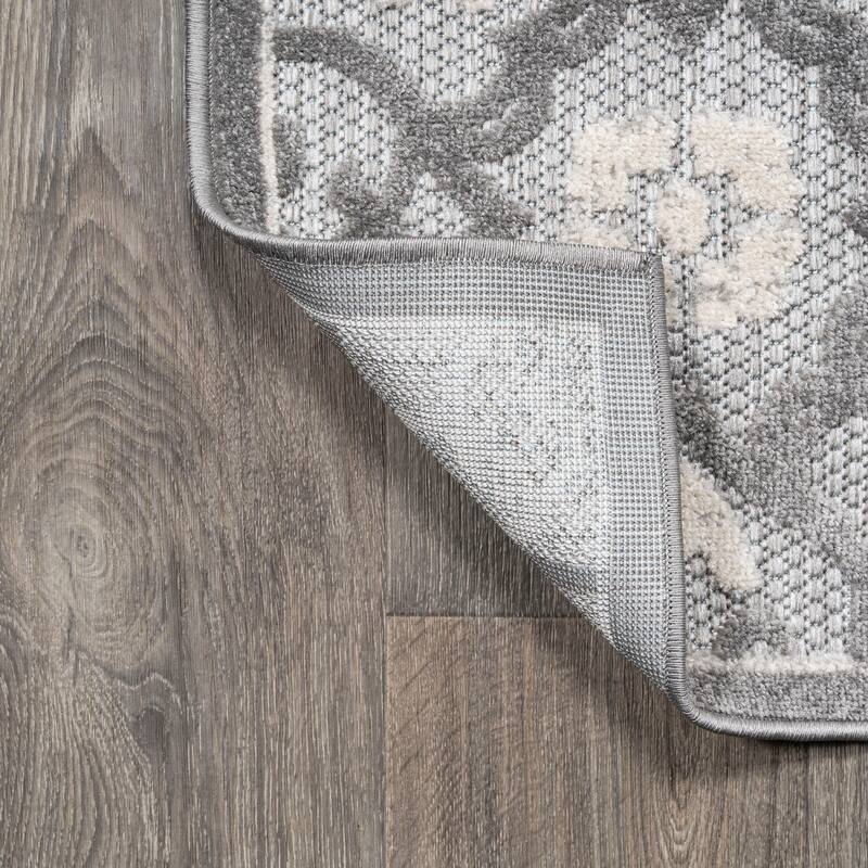 JONATHAN Y Crisantemo Tile Trellis High-Low Indoor/Outdoor Area Rug