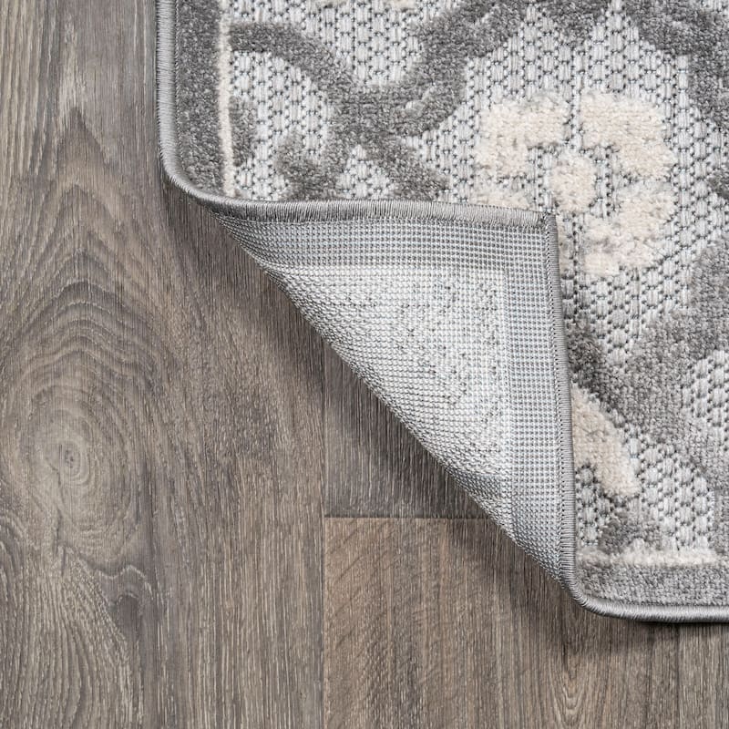 JONATHAN Y Crisantemo Tile Trellis High-Low Indoor/Outdoor Area Rug