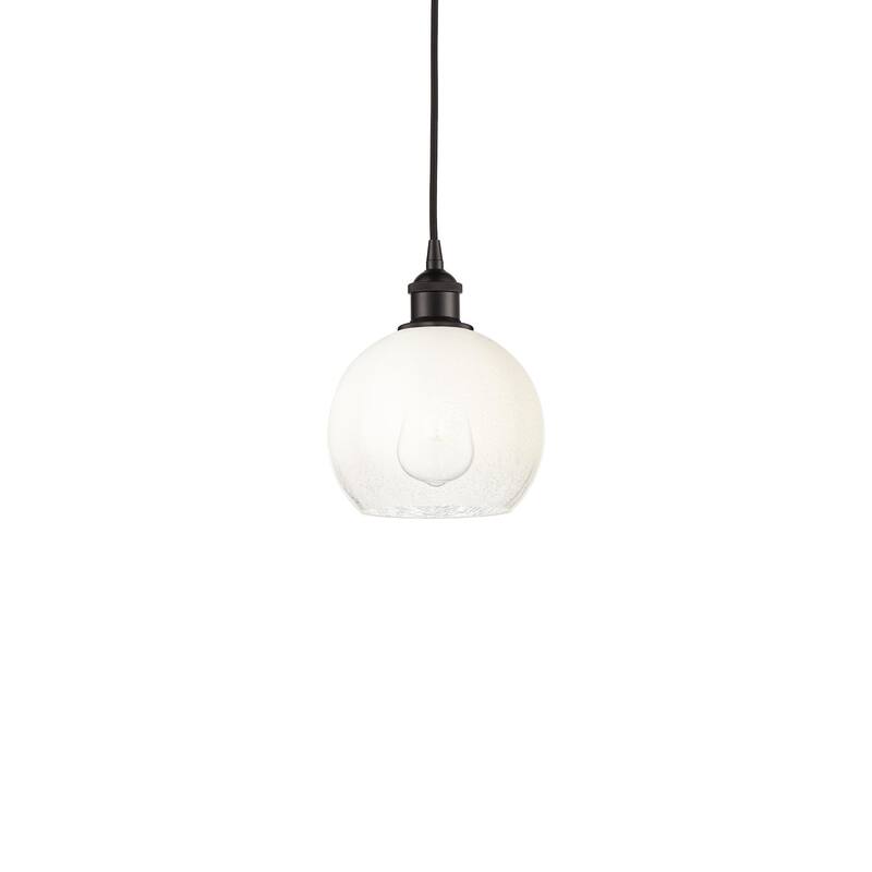 Innovations Lighting 616-1P-11-8 Brookhaven Globe Pendant Brookhaven - Oil Rubbed Bronze / Opal