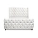 preview thumbnail 8 of 16, Geneva Curved Wing Upholstered Platform Bed with Headboard