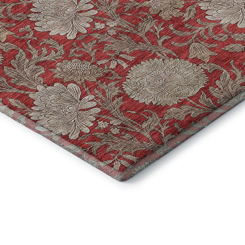 Premium Washable Super Soft Floral Mayfield Rug
