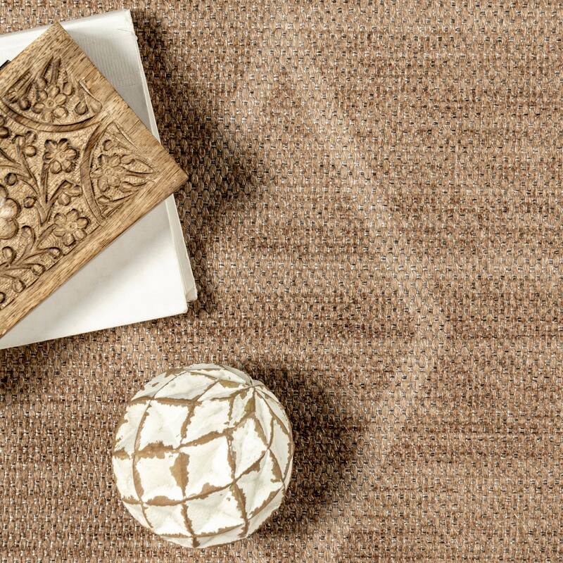 Velma Easy Jute Machine Washable Area Rug