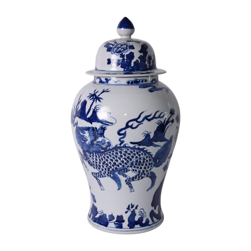 Kylin Temple Decorative Jar