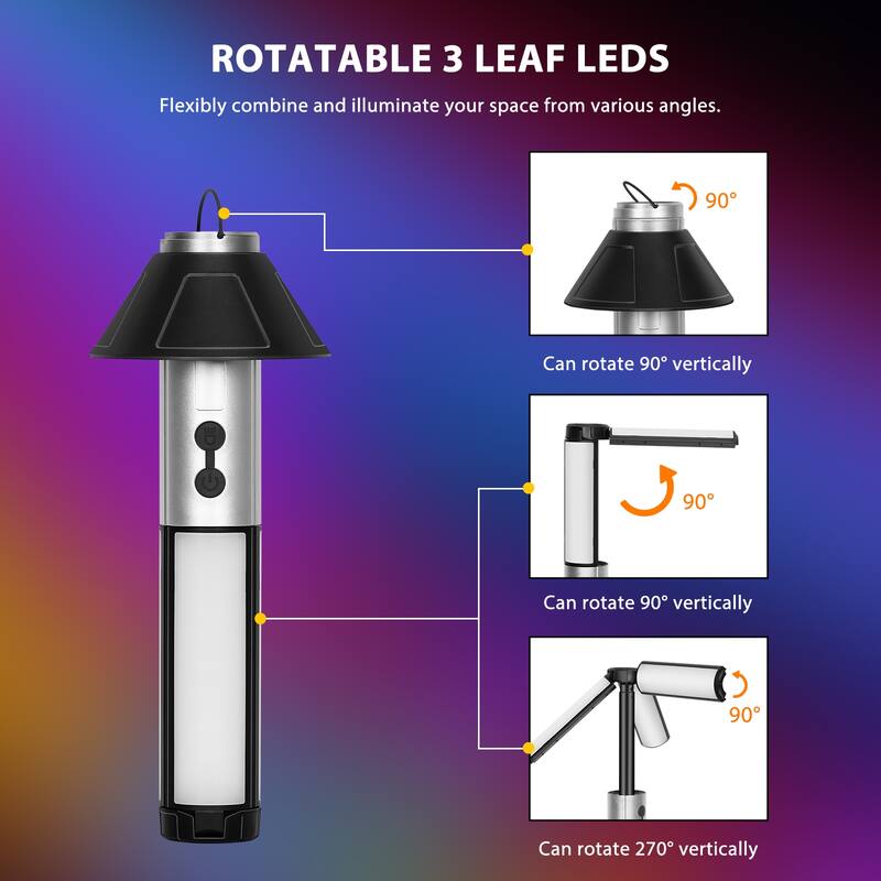 Camping Lantern Telescopic Camping Lantern Rechargeable Led