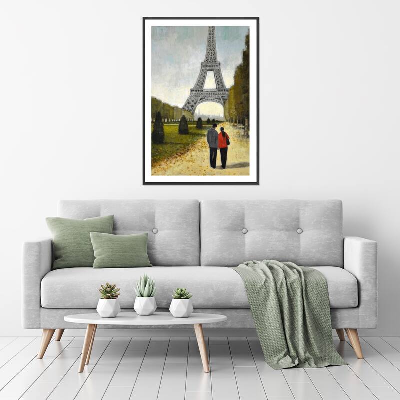 Romantic Stroll I Framed Print Wall Art by Norman Wyatt Jr.