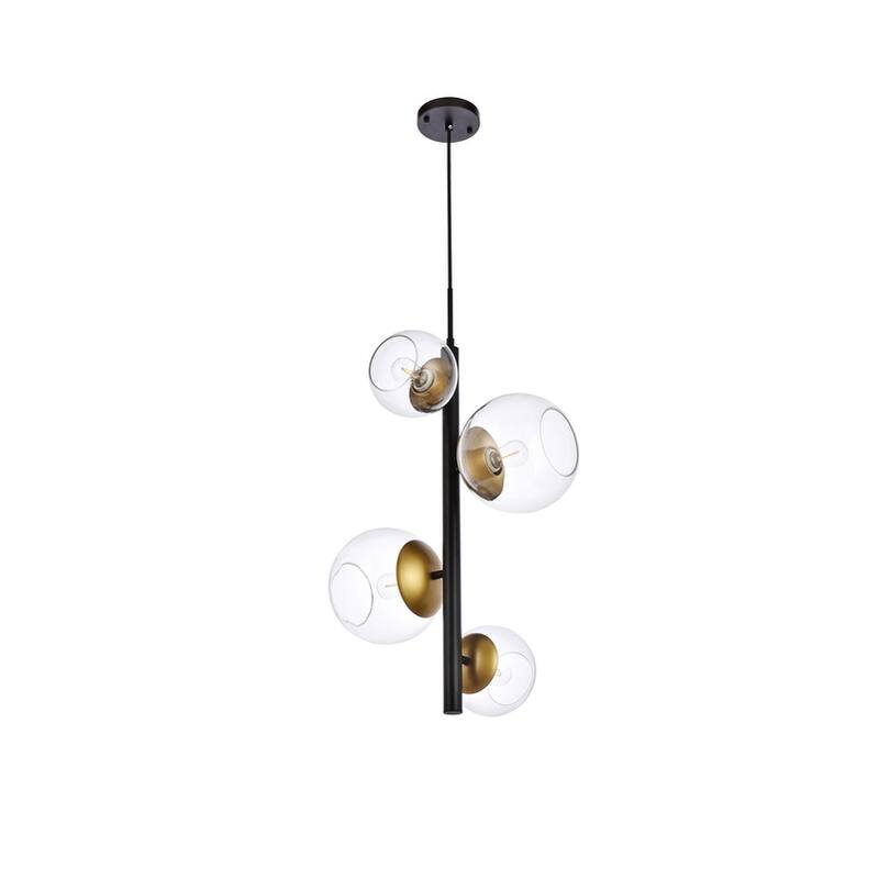 Warren 18 inch Pendant with Clear Shade - N/A