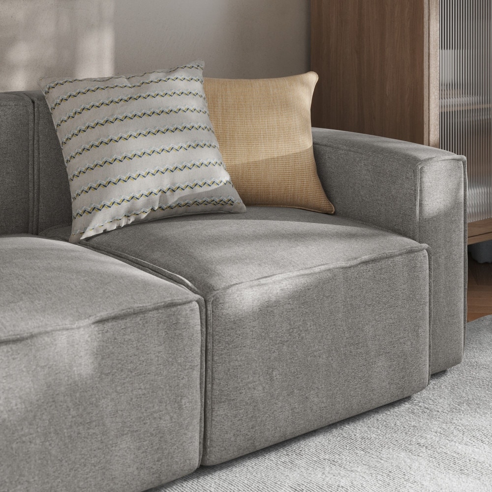 Contemporary Modular Sectional Sofa Right Side Chair with Armrest