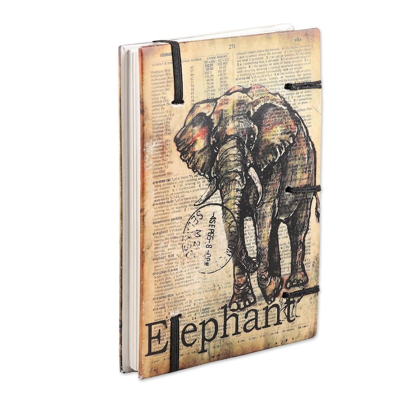 Novica Handmade Great Minds Handmade Paper Journal