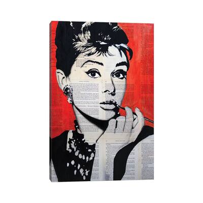 iCanvas "Audrey Hepburn" by Ahmad Shariff Canvas Print