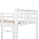 preview thumbnail 9 of 8, Twin Over Twin Bunk Bed with Slide and Ladder, White