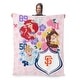 preview thumbnail 22 of 40, MLB Disney Princesses Game On Girls Silk Touch Throw Blanket