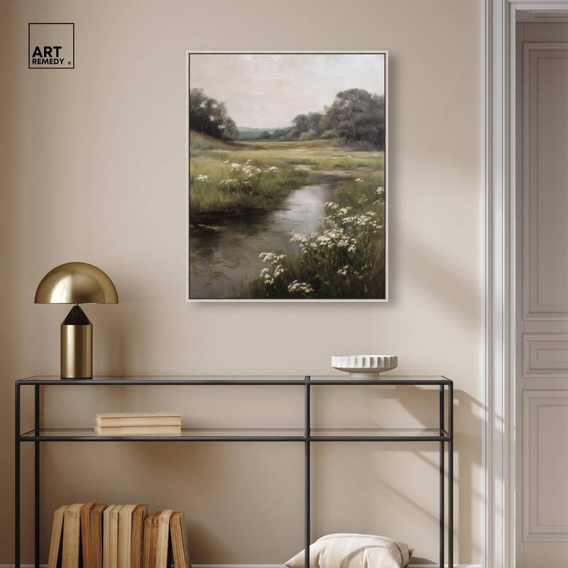 Quiet Waters Canvas by Art Remedy