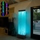 preview thumbnail 1 of 10, Alpine Corporation 72"H Indoor Bubble Wall Fountain with Color-Changing LED Lights and Remote, Black