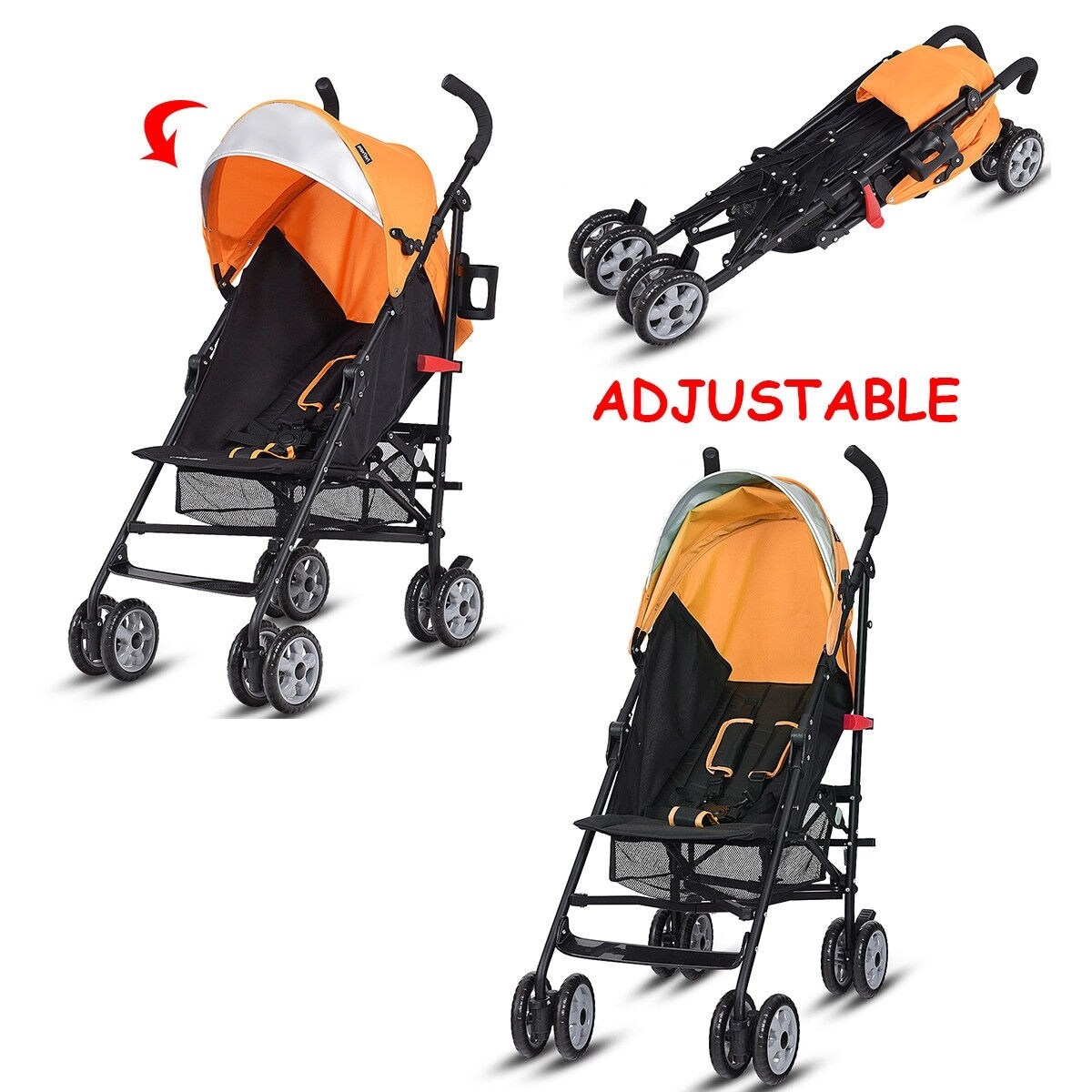 Folding Lightweight Baby Toddler Umbrella Travel Stroller 26.0 x 20.0 x 43.5 L x W x H Bed Bath Beyond 41048907