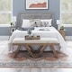 preview thumbnail 1 of 7, Linon Bonney Boho Upohostered Entryway Bench Brown