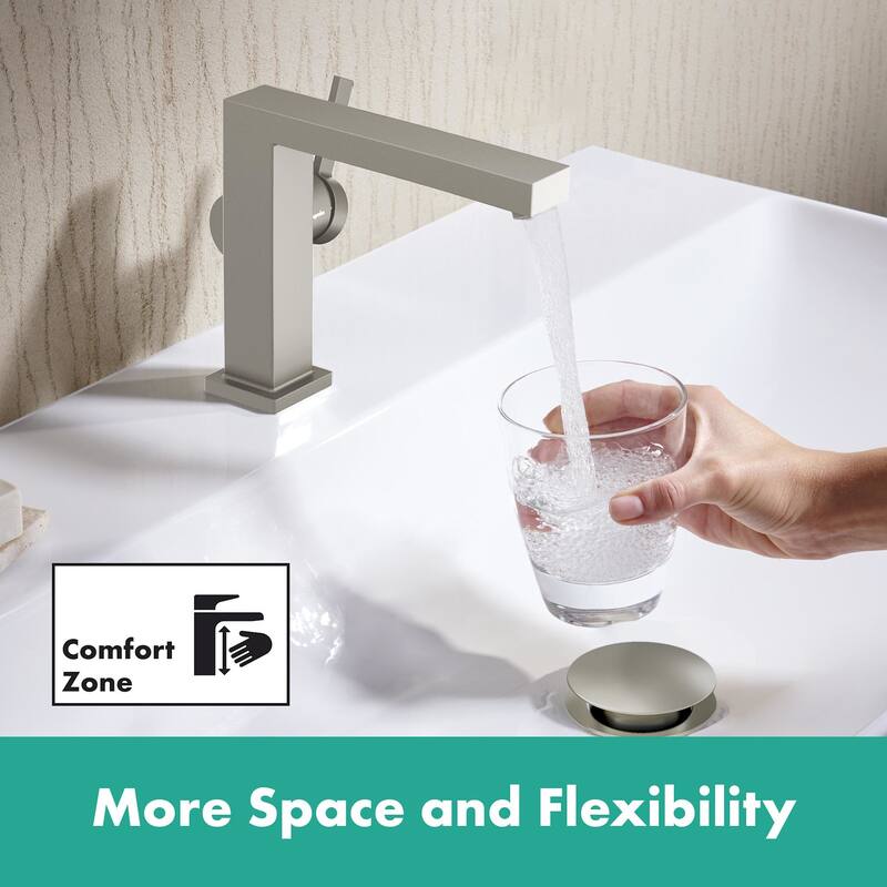 Hansgrohe 73021 Tecturis E 1.2 GPM Single Hole Bathroom Faucet with