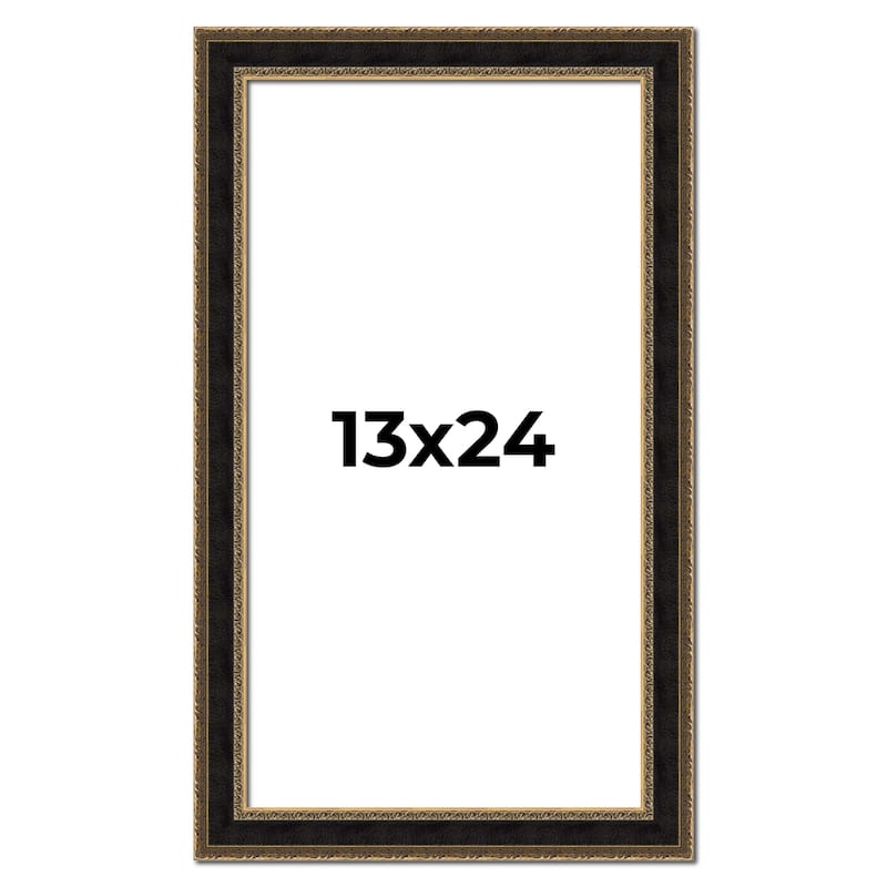 13x24 Frame Gold Antique Vintage Sold Wood Picture Frame | 1.75 Inch