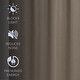 preview thumbnail 20 of 44, Linen Slub Texture Blackout Grommet Curtain Pair(2 Panels)