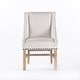 preview thumbnail 17 of 25, James Upholstered Fabric Dining Chair by Christopher Knight Home
