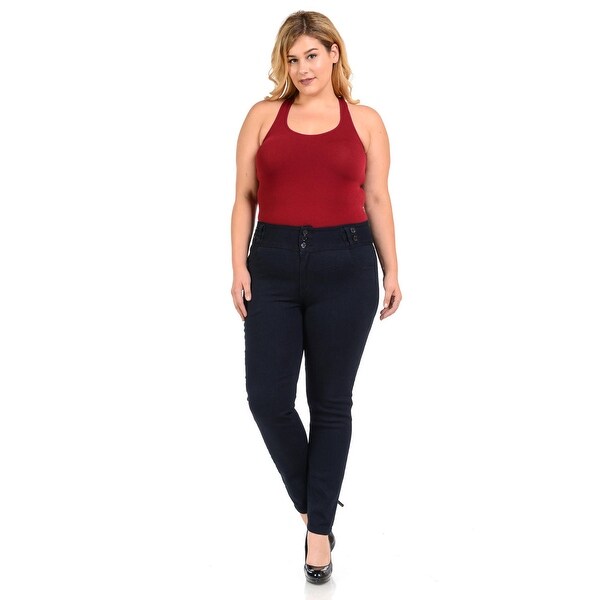 black high waisted jeans size 18