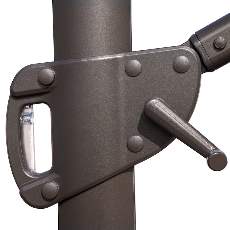 Pellebant 10 ft Patio Cantilever Umbrella with 360 Degree Rotation