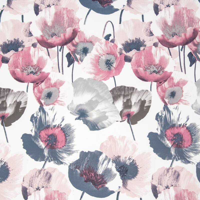 Poppy Field Window Curtain Valance