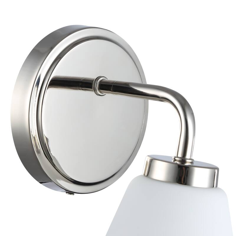 Artcraft Zoey 1-Light Wall Sconce - Polished Nickel Finish