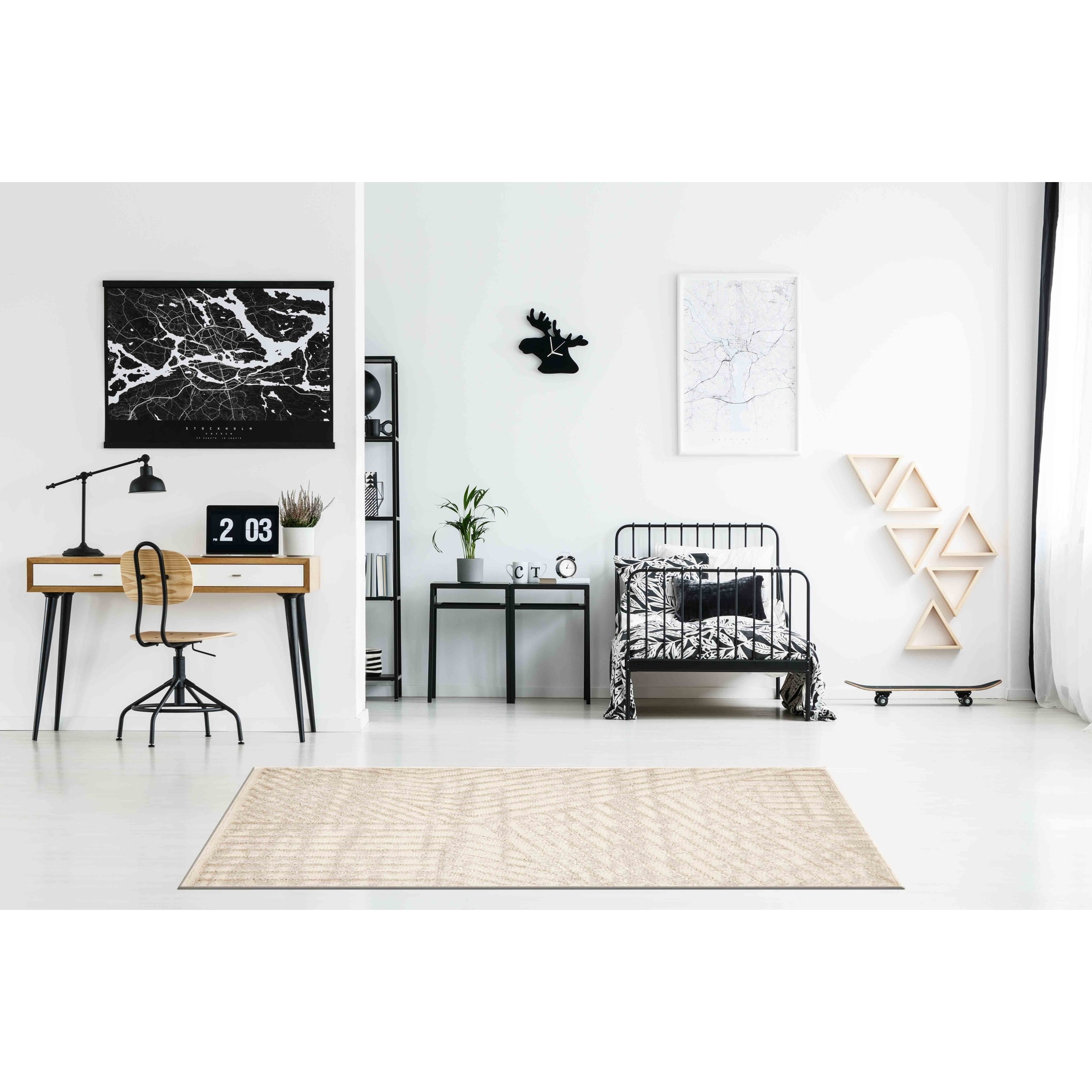 MDA Rugs Lefkada Collection Modern Geometric Area Rug