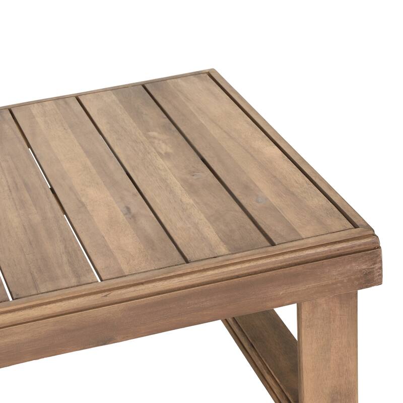 Westchester Outdoor Acacia Wood Rectangular Coffee Table by Christopher Knight Home