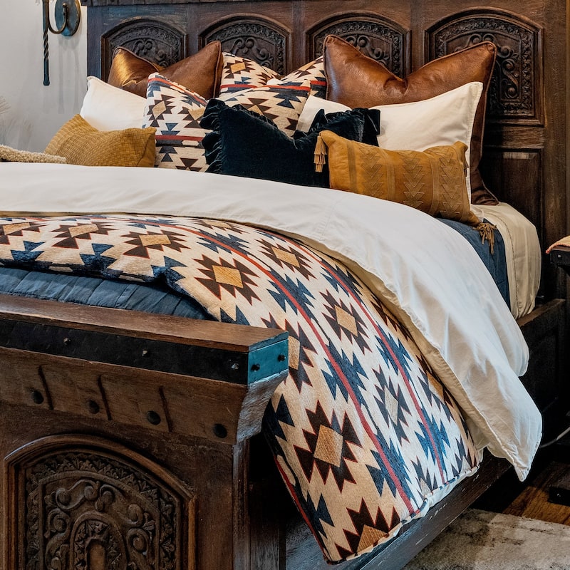 Tasha Polizzi for Paseo Road Mariella Western Aztec Chenille 3 Piece Comforter Set