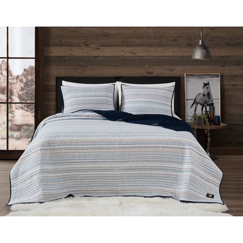 Frye Layton Yarn Dyed 3 Piece Quilt Set