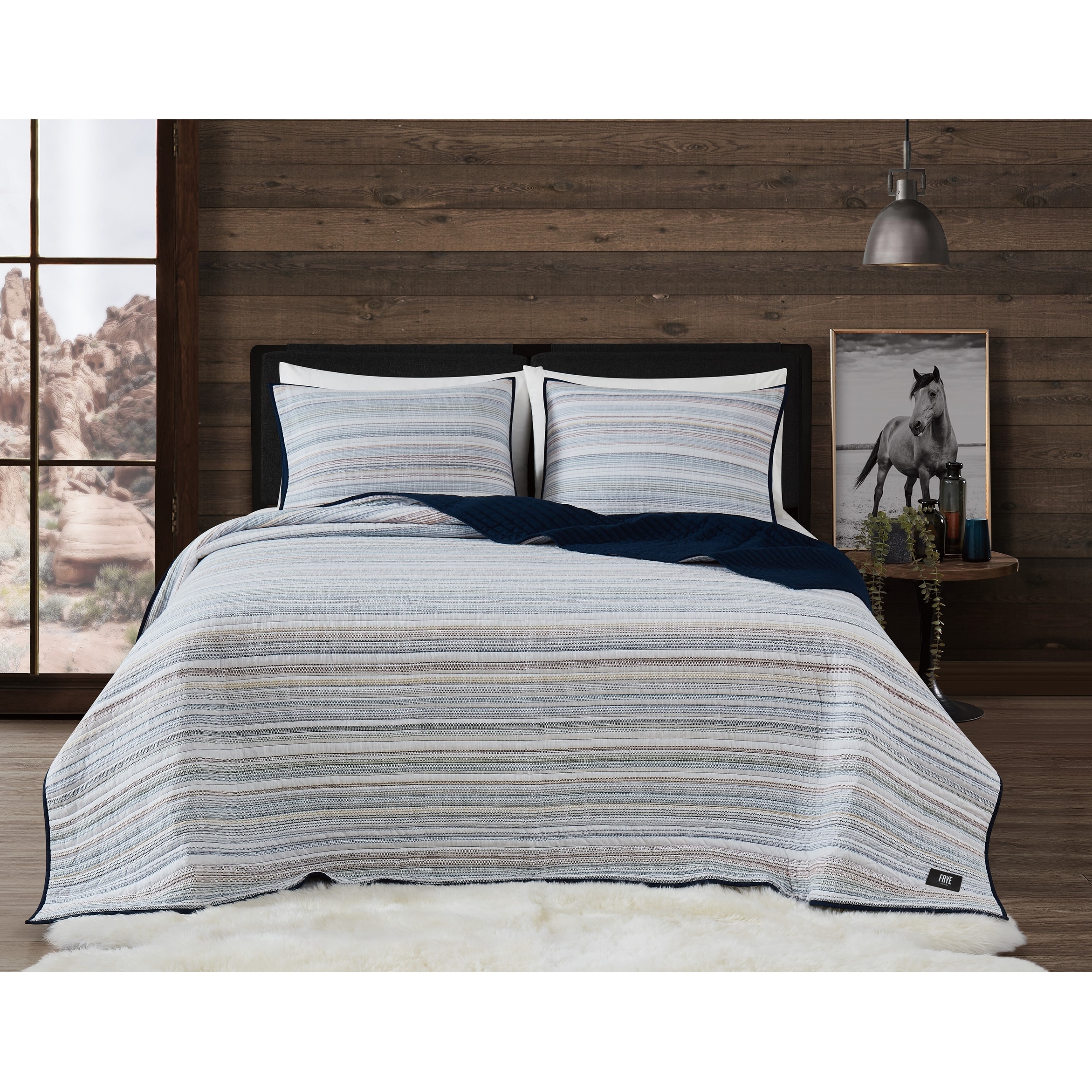 Frye Layton Yarn Dyed 3 Piece Quilt Set