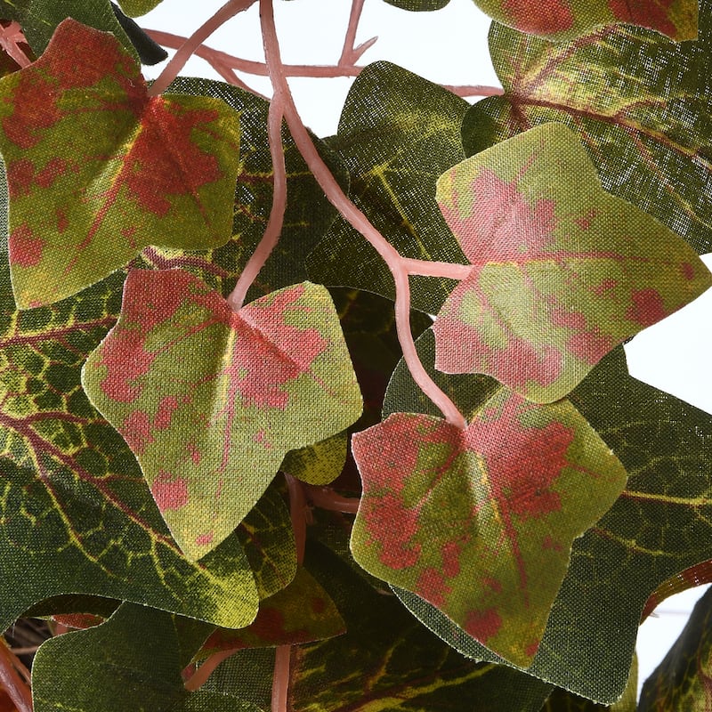 National Tree Company Artificial Autumn Wreath, Decorated with Ivy, Autumn Collection, 24 inches - 24 in