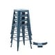 preview thumbnail 4 of 30, Metal Bar Stools Set of 4,Bar Stool with Low Back for Indoor/Outdoor Barstools
