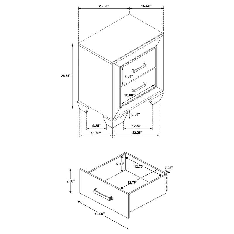Kauffman 4-piece Storage Platform Bedroom Set