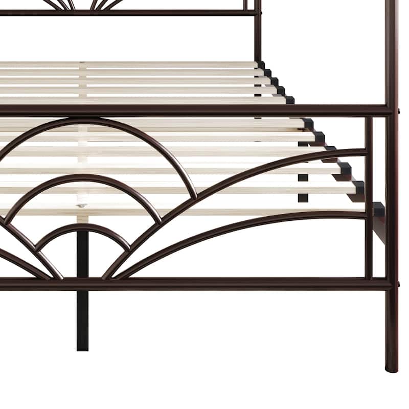 Clayfell Denver Metal Canopy Bed
