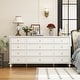 preview thumbnail 4 of 35, 63"W Wood Dresser Bedroom Storage Drawer Organizer Closet 12 Drawer