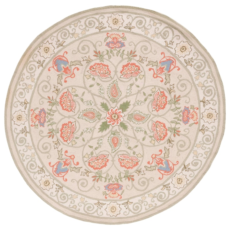 SAFAVIEH Handmade Chelsea Alecsandra French Country Wool Rug