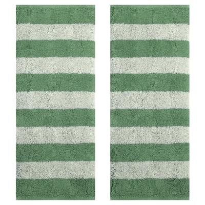 Striped Cotton Hand Towel Set, Soft Absorbent Hand Towels for Bathroom, Camping, Gym, Hotel