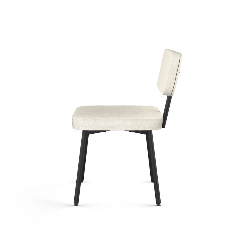 Amisco Tereza Upholstered Dining Chair with Metal Legs