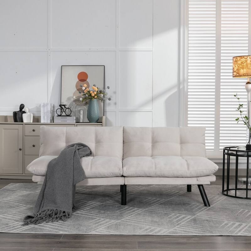 Convertible Folding Modern sofa Bed - Cream