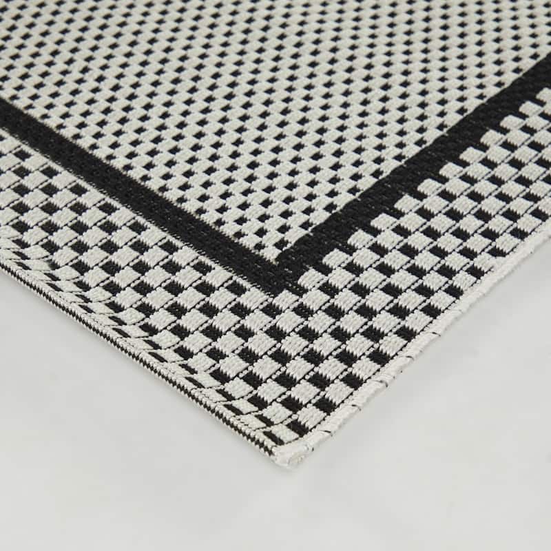 Loft Gracie Border Natural Design Indoor/Outdoor Area Rug