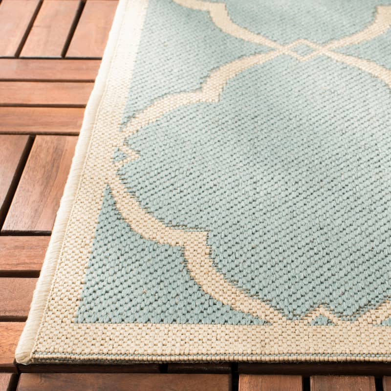 SAFAVIEH Beach House Caetana Indoor /Outdoor Waterproof Patio Backyard Rug