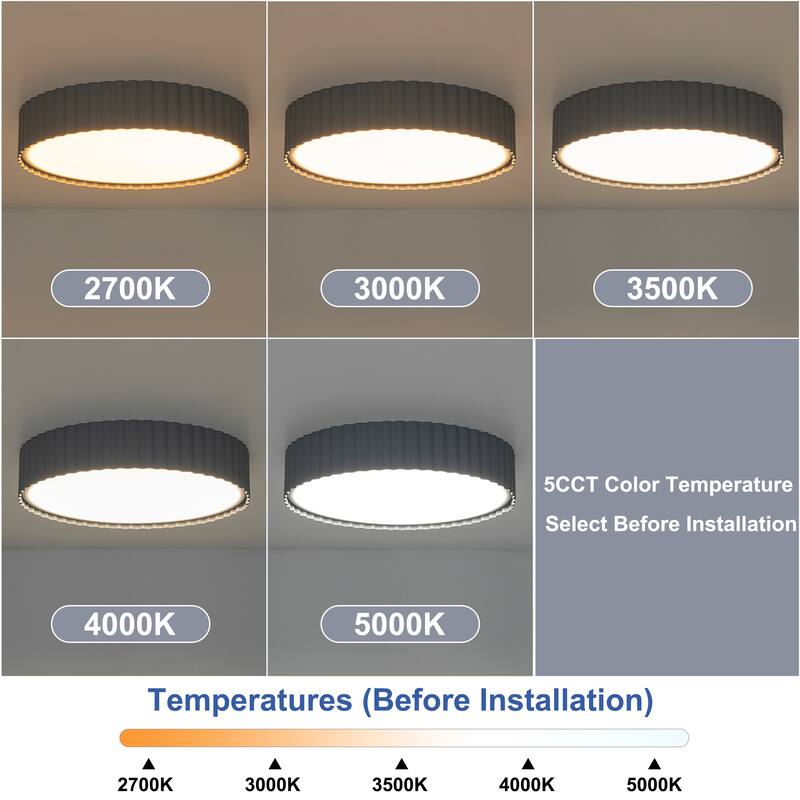 Starsky 5CCT LED Round Flush Mount